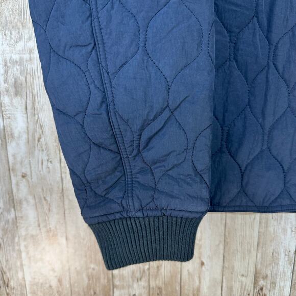 Gap‎ Outdoor Edition Jacket Mens S Navy Blue Quilted Full Zip Lightweight Travel - Picture 7 of 9